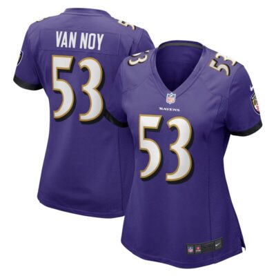 Kyle Van Noy Baltimore Ravens Women Game Jersey - Purple