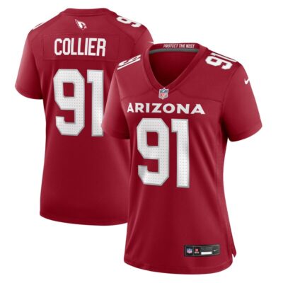 L.J. Collier Arizona Cardinals Women Game Jersey - Cardinal
