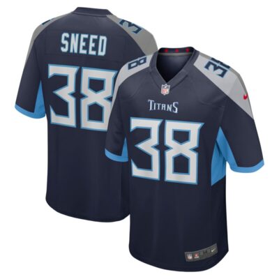 L'Jarius Sneed Tennessee Titans Team Game Jersey - Navy