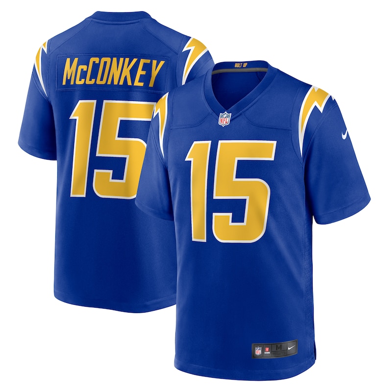 Ladd McConkey Los Angeles Chargers Alternate Game Jersey - Royal