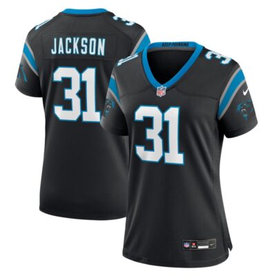 Lamar Jackson Carolina Panthers Women Game Jersey - Black