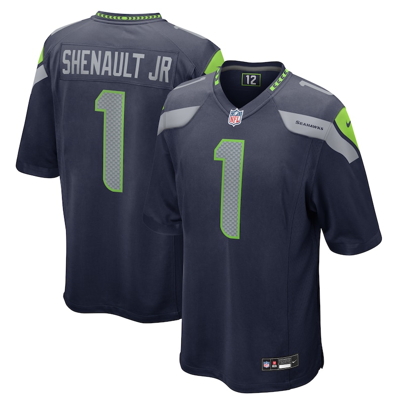 Laviska Shenault Jr. Seattle Seahawks Game Jersey - College Navy