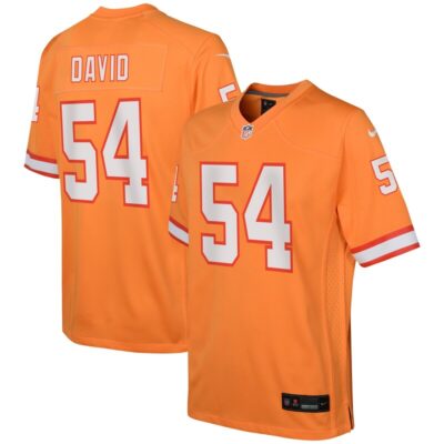 Lavonte David Tampa Bay Buccaneers Youth Game Jersey - Orange