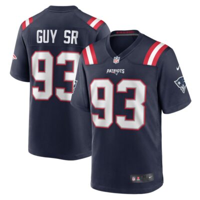 Lawrence Guy New England Patriots Team Game Jersey - Navy