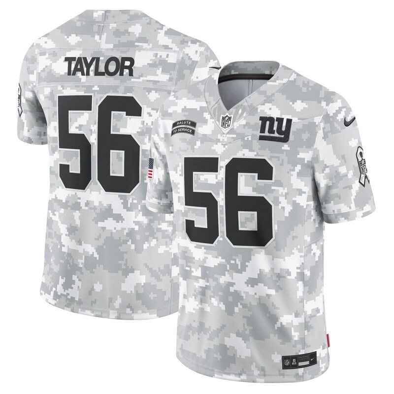 Lawrence Taylor New York Giants 2024 Salute to Service Retired Player Limited Jersey - Arctic Camo