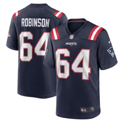 Layden Robinson New England Patriots Game Jersey - Navy