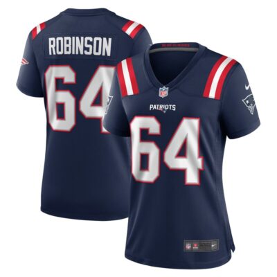 Layden Robinson New England Patriots Women Game Jersey - Navy