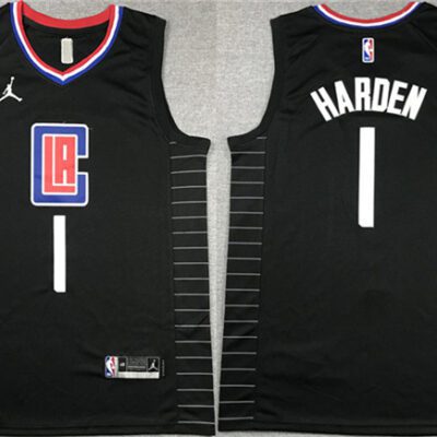 Los Angeles Clippers #1 James Harden Stitched Jersey