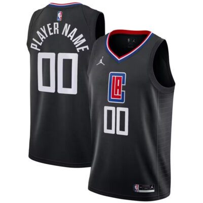 Los Angeles Clippers Active Player Custom Black 2020/21 Swingman Stitched Jersey