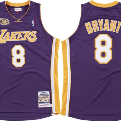 Los Angeles Lakers #8 Kobe Bryant Purple Throwback Stitched basketball Jersey