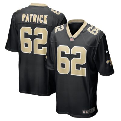 Lucas Patrick New Orleans Saints Game Jersey - Black