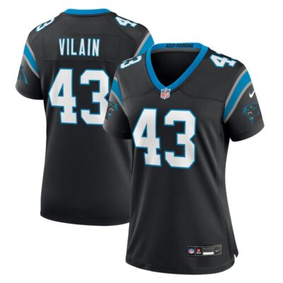 Luiji Vilain Carolina Panthers Women Game Jersey - Black