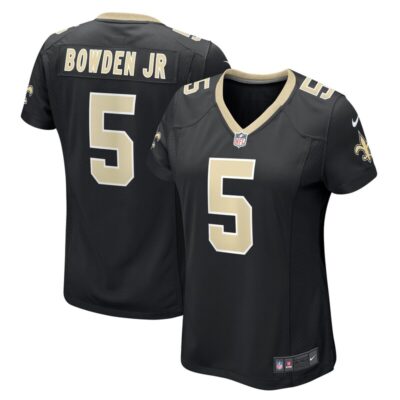 Lynn Bowden Jr. New Orleans Saints Women Team Game Jersey - Black