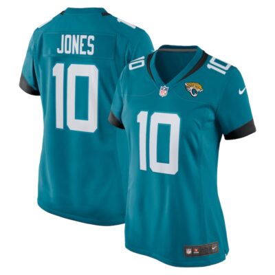 Mac Jones Jacksonville Jaguars Women Team Game Jersey - Teal