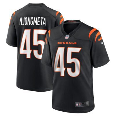 Maema Njongmeta Cincinnati Bengals Game Jersey - Black