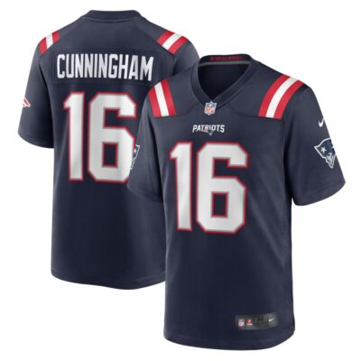 Malik Cunningham New England Patriots Team Game Jersey - Navy