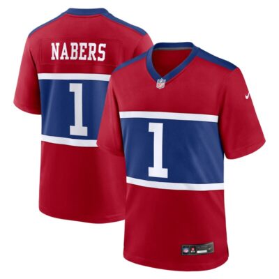 Malik Nabers New York Giants Alternate Game Jersey - Century Red
