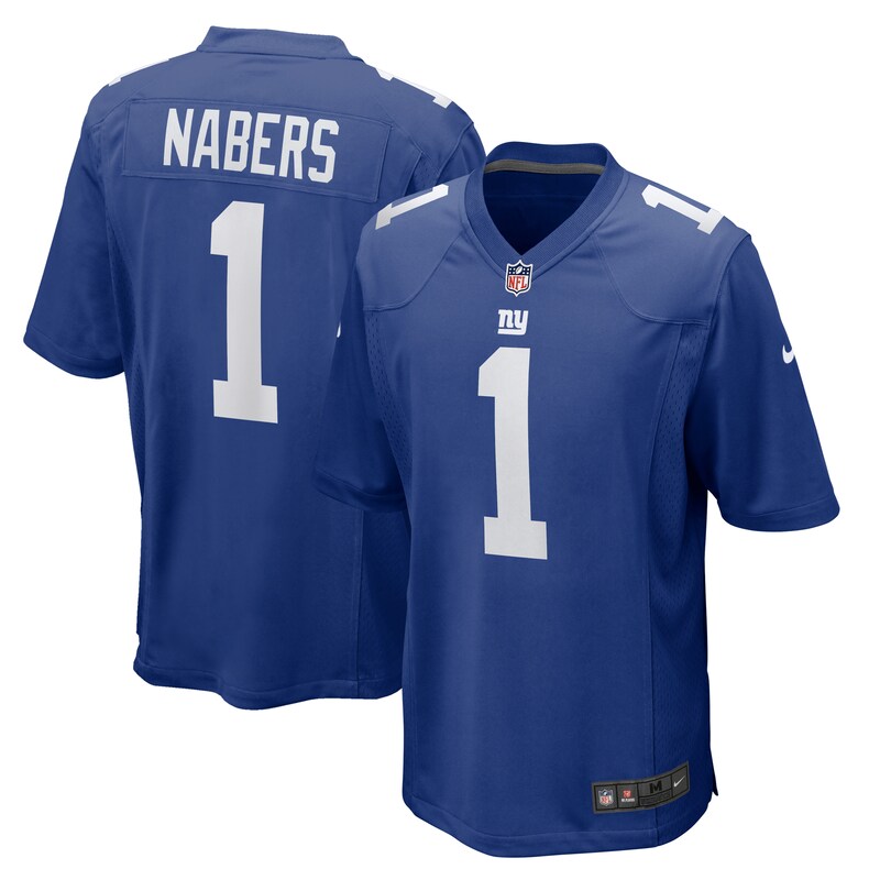 Malik Nabers New York Giants Player Game Jersey - Royal