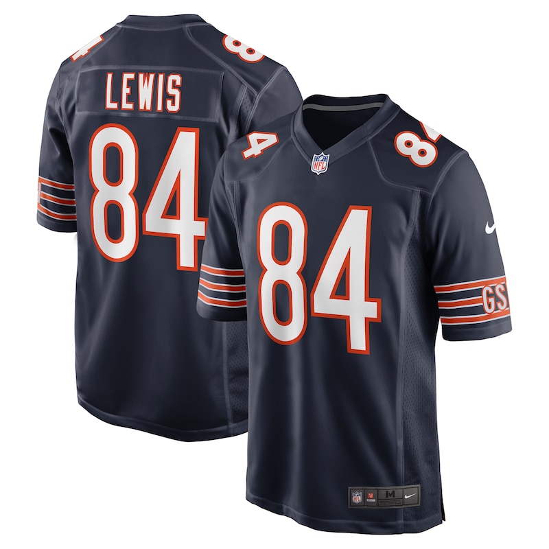 Marcedes Lewis Chicago Bears Game Jersey - Navy