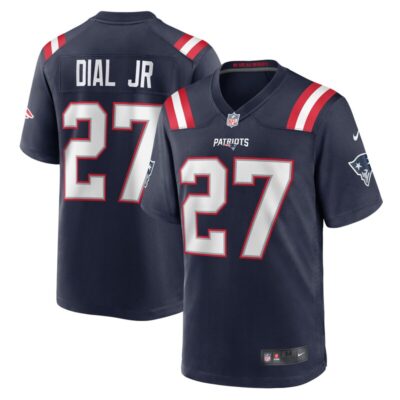 Marcellas Dial Jr. New England Patriots Game Jersey - Navy