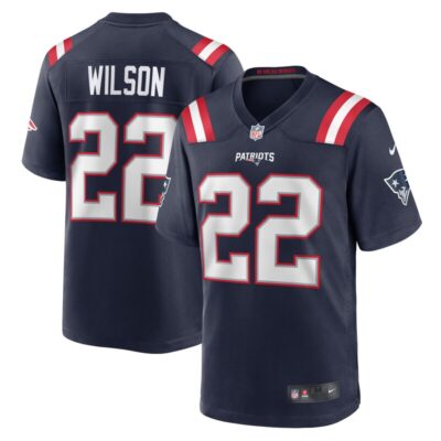 Marco Wilson New England Patriots Game Jersey - Navy