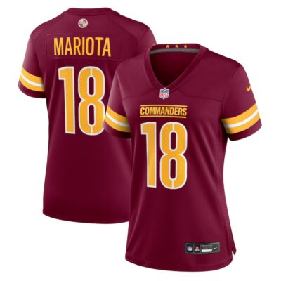 Marcus Mariota Washington Commanders Women Game Jersey - Burgundy