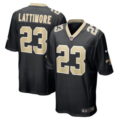 Marshon Lattimore New Orleans Saints Team Game Jersey - Black