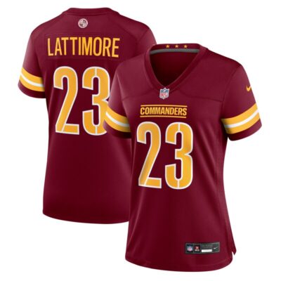 Marshon Lattimore Washington Commanders Women Game Jersey - Burgundy