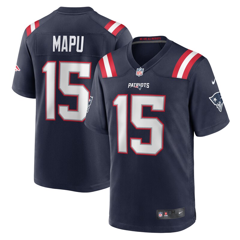 Marte Mapu New England Patriots Game Jersey - Navy