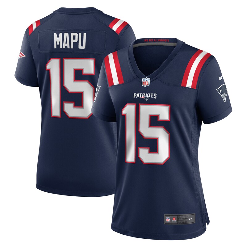 Marte Mapu New England Patriots Women Game Jersey - Navy