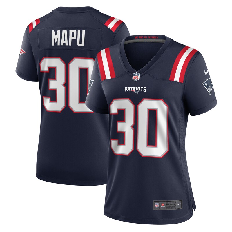 Marte Mapu New England Patriots Women Team Game Jersey - Navy