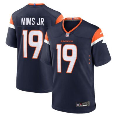 Marvin Mims Jr Denver Broncos Alternate Game Jersey - Navy