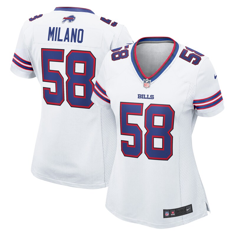 Matt Milano Buffalo Bills Women Away Game Player Jersey - White