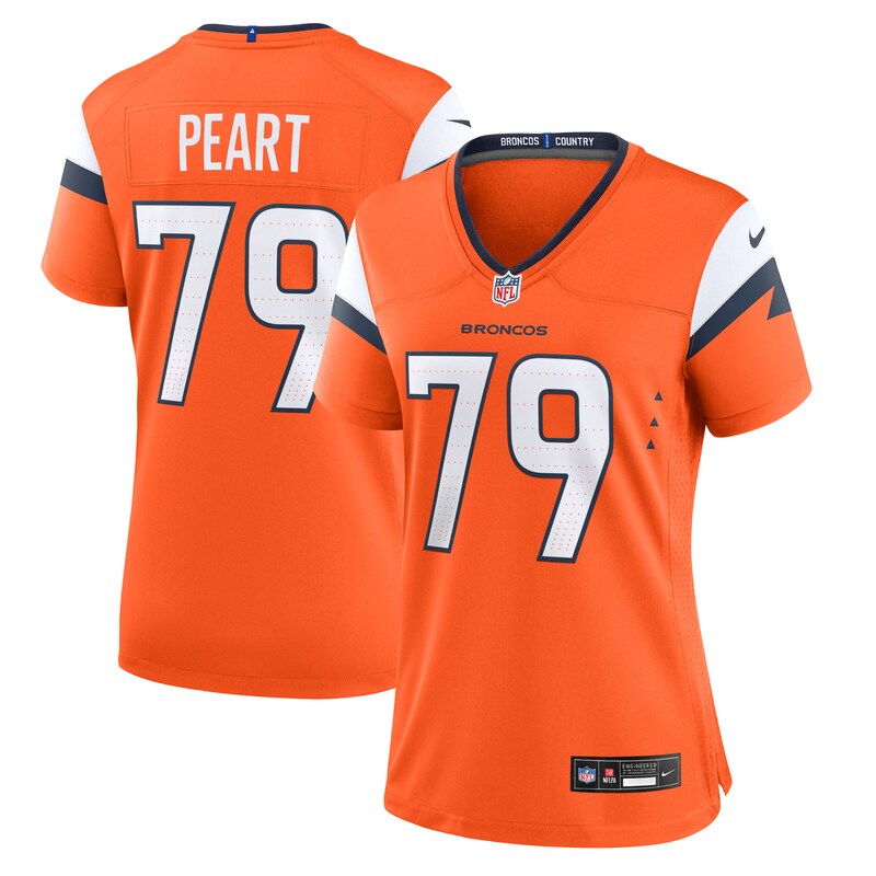 Matt Peart Denver Broncos Women Team Game Jersey - Orange