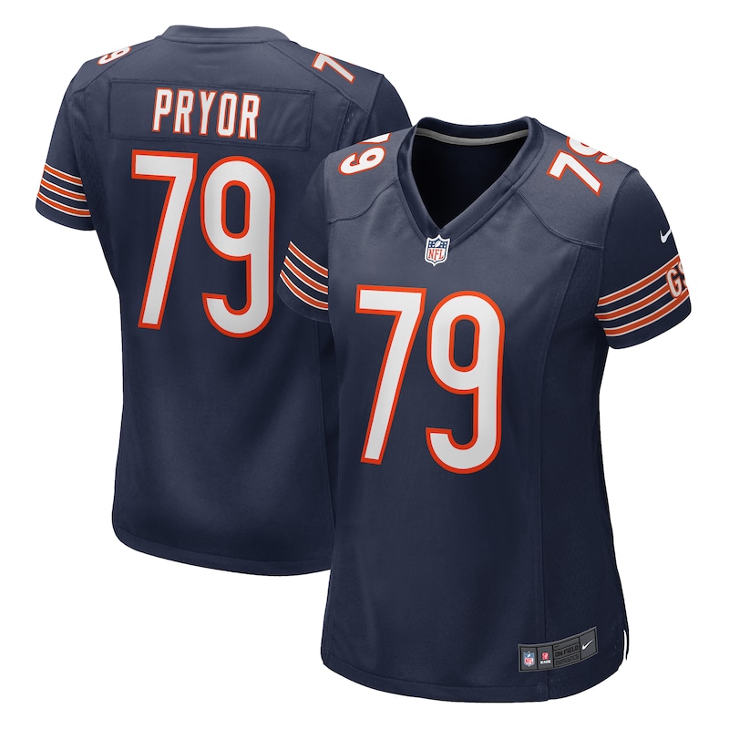 Matt Pryor Chicago Bears Women Game Jersey - Navy