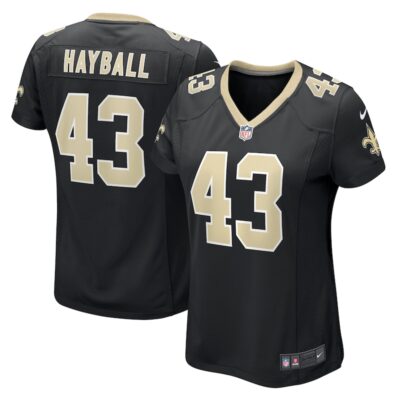 Matthew Hayball New Orleans Saints Women Game Jersey - Black