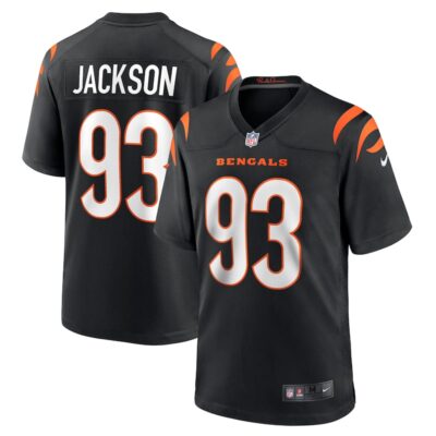 McKinnley Jackson Cincinnati Bengals Game Jersey - Black