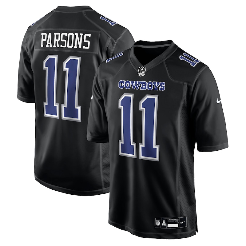 Micah Parsons Dallas Cowboys Fashion Game Jersey - Carbon Black
