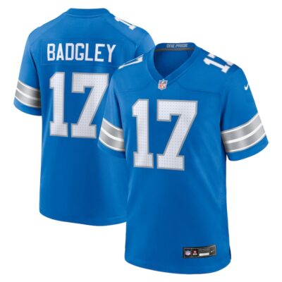 Michael Badgley Detroit Lions Team Game Jersey - Blue