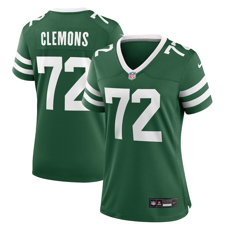 Micheal Clemons New York Jets Women Team Game Jersey - Legacy Green