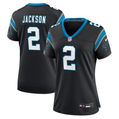 Mike Jackson Carolina Panthers Women Game Jersey - Black