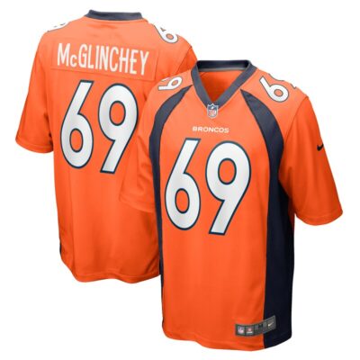 Mike McGlinchey Denver Broncos Game Player Jersey - Orange