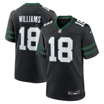 Mike Williams New York Jets Alternate Game Player Jersey – Legacy Black