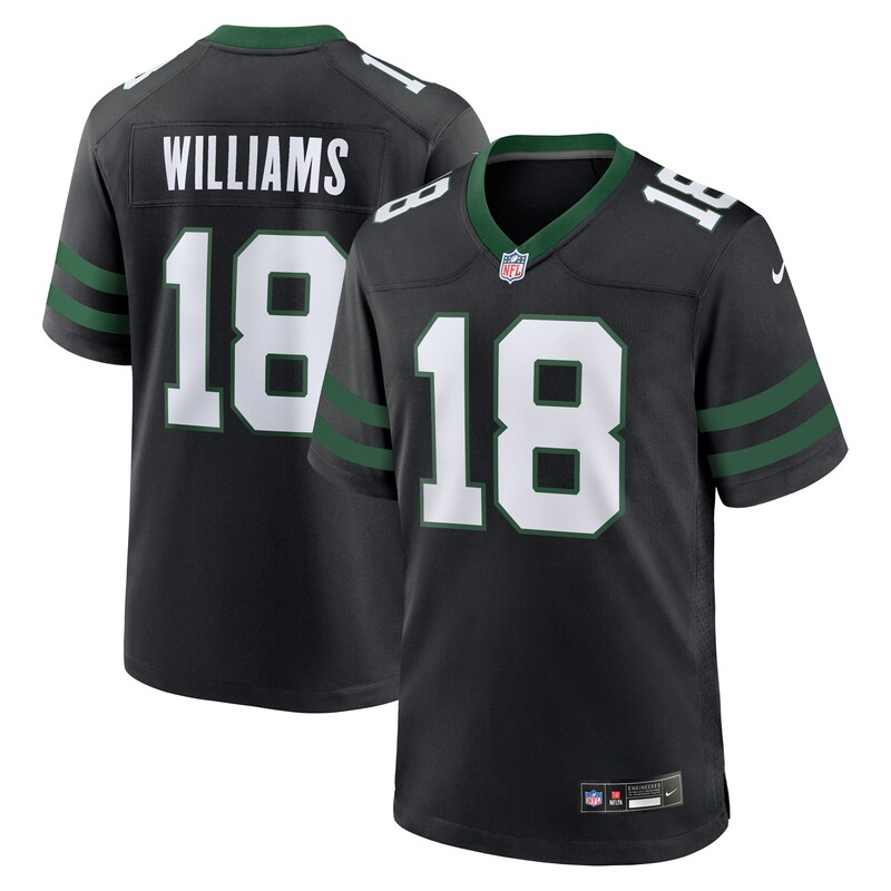 Mike Williams New York Jets Alternate Game Player Jersey – Legacy Black