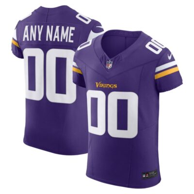 Minnesota Vikings Vapor F.U.S.E. Elite Custom Jersey - Purple