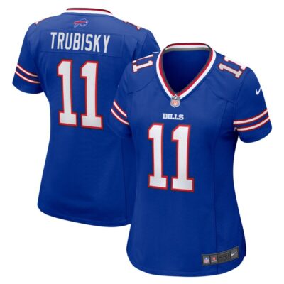 Mitchell Trubisky Buffalo Bills Women Game Jersey - Royal