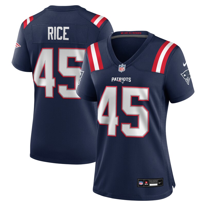 Monty Rice New England Patriots Women Game Jersey - Navy