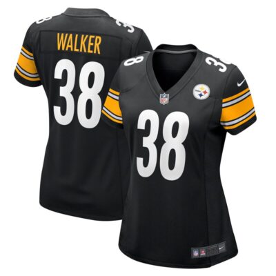 Mykal Walker Pittsburgh Steelers Women Team Game Jersey - Black