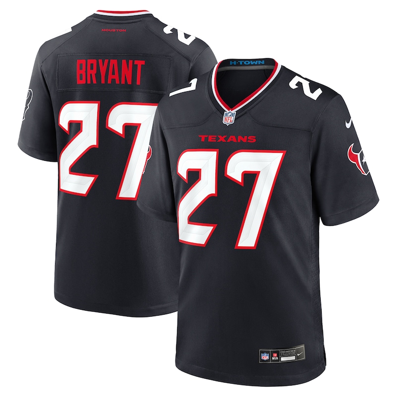 Myles Bryant Houston Texans Team Game Jersey - Navy