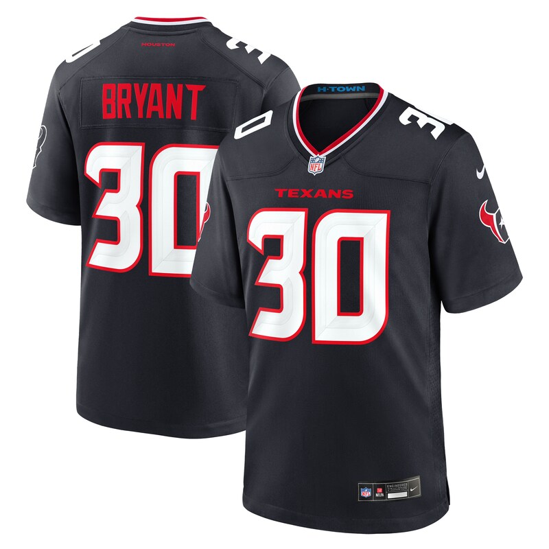 Myles Bryant Houston Texans Team Game Jersey - Navy